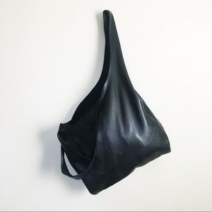 Baggu Leather Shopping Tote
